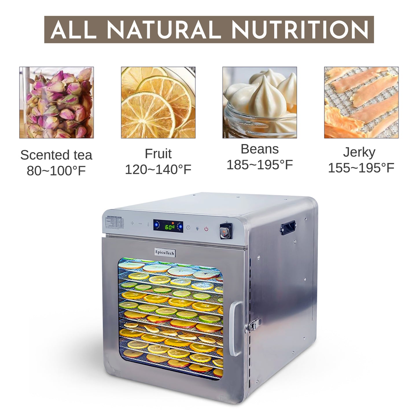 EpicuTech Food Dehydrator S812