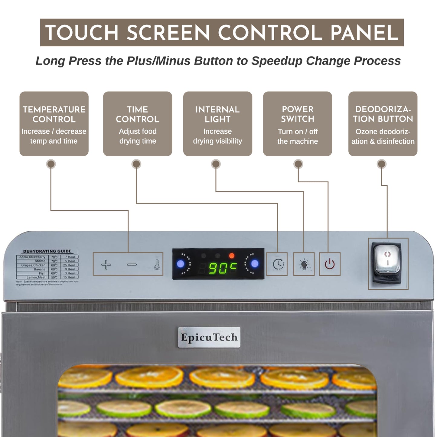 EpicuTech Food Dehydrator S812